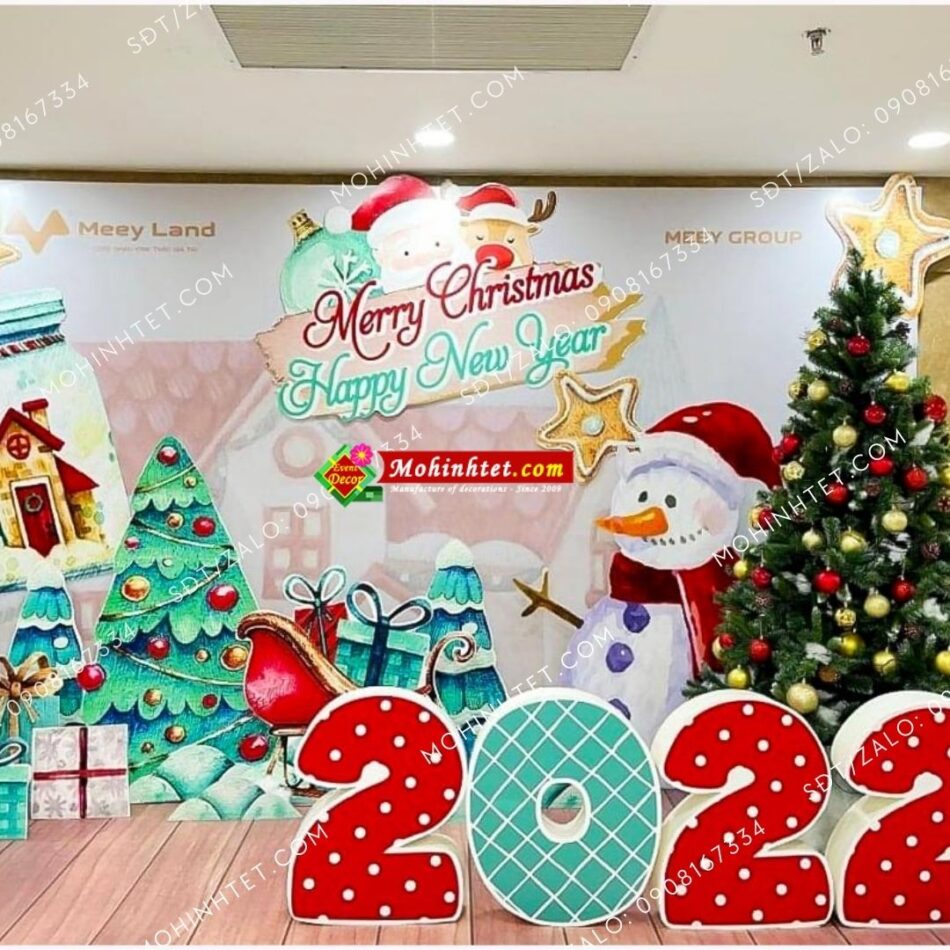 trang trí noel đơn giản