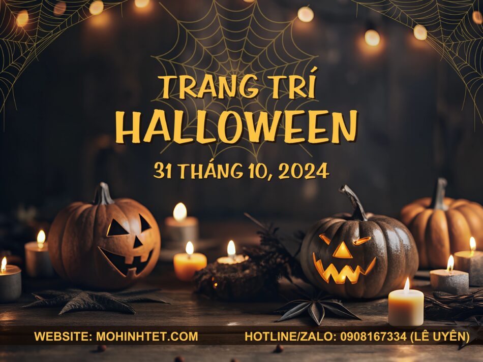 vật liệu trang trí halloween