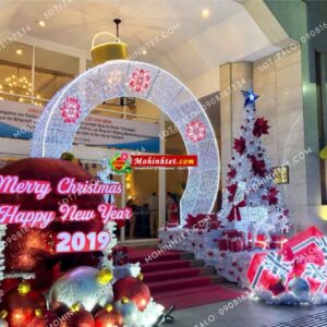 background ngoài cảnh noel