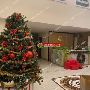 trang trí noel khách sạn